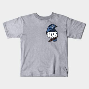 Black Throated Blue Warbler Graphic Kids T-Shirt